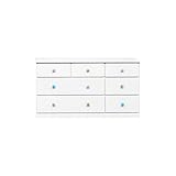 アルファタカバ ベビータンス ツマミチョイスシリーズ アリオ 120cm3段 (カラフルパステル)