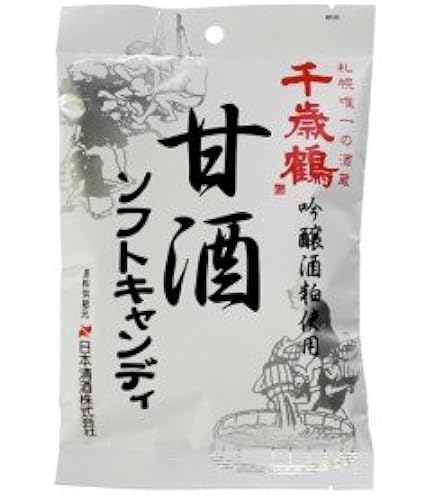 甘酒ソフトキャンディ96g50袋　千歳鶴 ロマンス製菓　北海道　飴 Amazon.co.jp: ロマンス製菓 甘酒ソフトキャンディ 千歳鶴吟醸酒粕使用