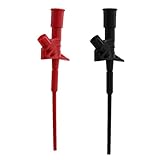 Perfk 2個セット　断熱　クイック　テスト　フック　クリップ　高電圧　フレキシブル　テスト　プローブ