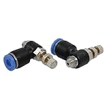 uxcell 継手 スピードコントローラー プッシュ金具 速度コントローラー 速度制御装置 スレッド-4mm 2個入り