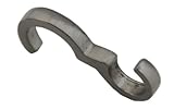 Thin Profile Satin Nickel Picture Rail Hook