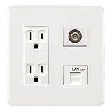 因幡電機産業:Abaniact 情報コンセント LAN/TV カテ5e 型式:AC-22VL