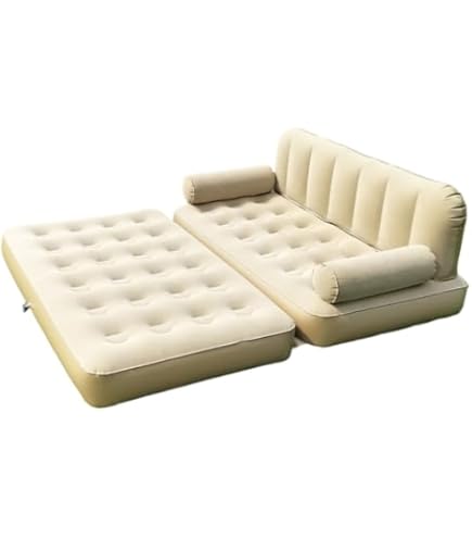 Amazon.co.jp: エアソファー エアーマット キャンプ用のダブルサイズの