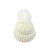 （シャイニング　ガールズ）shining girls ニット帽 ニットキャップ キッズ 男の子 女の子 柔らか 無地 ベビー 帽子 ハット 秋冬 暖かく保つ (ホワイト)