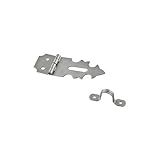 NATIONAL MFG/SPECTRUM BRANDS HHI N211-016 Deco Hasp 5/8 x 1-7/8-Inch Satin Nickel [並行輸入品]