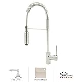 Rohl LS64L-PN-2 Architectural Side Level Pro Pull-Down Kitchen Faucet, Polished Nickel [並行輸入品]