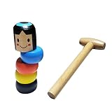 だるま マジック 不滅のだるま タンブラー 子供おもちゃ 木製 達磨落とし 雑貨 手品 面白いおもちゃ ステージマジック小道具 ストレス解消 玩具 子どもの贈り物 Fiaoen