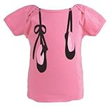 トランペット(TRUMPETTE) バレエシューズ柄だまし絵ベビーTシャツ/TEE BALLERINA 6-12か月 [並行輸入品]