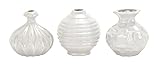 Deco 79 92579 Ceramic Vase, 3 Assorted, 6 by 6' [並行輸入品]