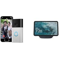 Amazon.co.jp: Ring Battery Doorbell - Satin Nickel + Echo Show 8