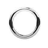 KKXYD コックリング ペニス 金属 トレーニング男性の貞操 リング アダルトグッズ 時間遅延 束縛プレイ 男性用セクシーおもちゃ (銀)