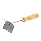 養蜂用 クリーニングシャベル スクレーパー　木製ハンドル ハイブツール 養蜂ツール 蜜蜂 養蜂器具