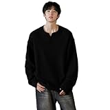 [EnjoIt] 長袖tシャツ メンズ ロングtシャツ Vネック 無地 カットソー ロングスリーブ Tシャツ トップス インナーシャツ ゆったり カジュアル 大きいサイズ ファッション F0009