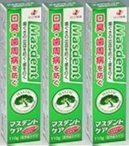 マスデントケア 110g 6個セット Amazon | ゼリア新薬 【医薬部外品】マスデントケア 110g 薬用歯磨き