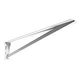 SPG ステンレス棚柱用背面ブラケット ホワイト(2本入) 【品番:LS-751W】