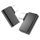 USB CアダプターL字 [2個パック], UseBean PD 100W急速充電 4K@60Hz映像出力 USB C 3.2 Gen2 20Gbpsデータ転送 USB Type-Cオス-メス 延長 USB-C 変換 アダプタiPhone15, MacBook, iPad Pro/Air, Galaxy S23 S24等Type-c機種対応