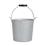 【ノーブランド品】オールドジンク・バケツ容量9リットルOZ21[エッシャーデザイン]