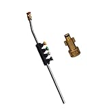 Fenteer 拡張バー　延長ポール　ロッド　コネクター付　50cm　5ノズル　エクステンション　スプレーガン　 - ＃5
