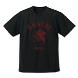 【公式】コスパ EVANGELION NERV ドライTシャツ BLACK Mサイズ