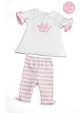 mud pie マッドパイ<br>プリンセスクラウンチュニック＆レギンスセット<br>【0-6M】 [並行輸入品]
