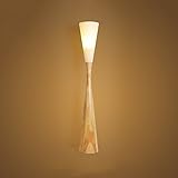 ソリッドウッドフロアランプ、ノルディックリビングルームベッドルーム垂直式ベッドサイドランプ和風スタディE27 * 1木の色高さ130cm×直径20cm