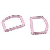 NASKA ラメ入りDカン25mm 2個入り Col.101 ピンク LS-20