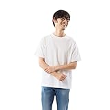 [Hanes] Tシャツ 半袖 Shiro 綿100% 丸胴仕様 タグレス仕様 ヘインズTシャツ白クルーネックTシャツ アンダーウェアメンズ HM1-X201