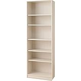 オープンラック 本棚 ホワイト 6段 幅59×奥行29×高さ180cm FR-1860