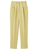 UNIWEAR(ユニウェア) レディース 脇ゴムスラックス BL-9305 カラシ 3L ( 15号 ) （ 日本製生地使用 ）