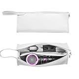 For Dyso Supersonicヘアドライヤー 用 収納ケース 収納バッグ PUレザー トラベルケース HD15/HD08/HD03/HD01 対応 ダイソン ドライヤー (ホワイト)