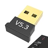 PC用ワイヤレスアダプター,ワイヤレスアダプター -コンピュータ USB オーディオ レシーバー トランスミッター ワイヤレス スピーカー ヘッドセット ドライバー不要 5.3 アダプター5.3 ワイヤレスオーディオアダプター - PC用ワイヤレストランスミッター、ドングルレシーバー、コンピューターアクセサリー、ワイヤレスキーボード用ワイヤレスドングル