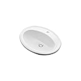 カクダイ デュラビット 丸型洗面器 1ホール #DU-0472560000