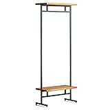 ハンガーラック 木製 おしゃれ ヴィンテージウッドハンガーラック Lewis(ルイス) 60cm幅