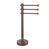 allld| # Allied真鍮973t-ca Vanity Top 3スイングアームゲストタオルホルダーwith Twistedアクセント、