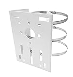 防犯カメラ 取り付け金具 ポール 固定金具 角柱 円柱 屋外 ワイヤレス ハウジング ブラケット 監視カメラ （160x210mm ステンレスバンド 3本付属）(大)