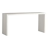 arne ダイニングテーブル テーブル 幅150cm 奥行45cm 高さ72cm デスク 日本製 セミオーダー パソコンデスク 机 おしゃれ 木製 Zero-X 15045D ホワイトウッド 白