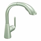 Moen S71709Csl Ascent One-Handle High Arc Pullout Kitchen Faucet, Classic Stainless [並行輸入品]