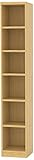 白井産業(SHIRAI) タナリオ オーダーラック 高さ180cm 幅23cm 奥行29cm ナチュラルオーク(1) 棚強度ST TNL-EM18023MSTF2NA0