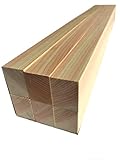 ひのき　角材　４ｃｍ×３ｃｍ　長さ６０ｃｍ　６本組　4面フシなし　天然乾燥材 (６０ｃｍ)