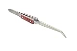 SE 509TW Cross Lock Soldering Tweezers with Fiber Gripand 45-Degree Angle [並行輸入品]