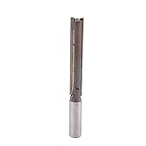 uxcell ルータービット カッター 12.7mm x 12.7mm x 76.2mm 120mm長 ダブルフルート ストレート 1個