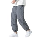 [HMT] ズボン カーゴパンツ 夏用 ロングパンツ メンズ 涼しい オーバーサイズ ワイドパンツ リラックスパンツ ガウチョパンツ スウェットパンツ スポーツパンツ アウトドア 調整紐 ウエストゴム 人気 無地 春服 夏服