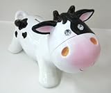 Jewel Eye Milk Cow Coin Bank