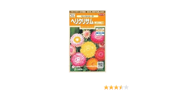 Amazon サカタのタネ 花の種 ヘリクリサム 帝王貝細工 モンストローサ 小袋 花