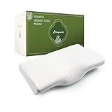 Sleepeach 低反発枕 人間工学デザイン 頭・首・肩サポート ジャストフィット カバー洗濯可 50x30x10-6cm