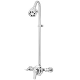 Speakman S-1495-2-AF Icon Anystream Outdoor Brass Constructed Shower System, Polished Chrome [並行輸入品]