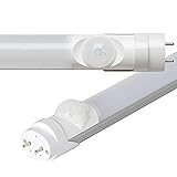 共同照明 led蛍光灯 20w形 人感センサー 直管 防虫 蛍光灯 led グロー式工事不要 昼光色 (GT-RGD-R10WCW) 58cm 580mm G13 t8 20W型 節電 防犯照明