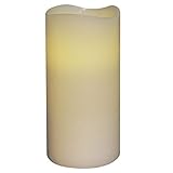 Brite Star Battery Operated Flameless Candle, 4 by 6.75-Inch, Ivory [並行輸入品]