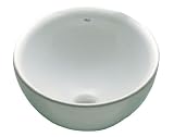 三栄水栓 【手洗器 水栓取付穴なし】 Roca ホワイト オーバーフロー付 容量:4L SR327876-W