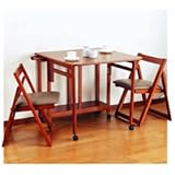 木製片バタテーブル＆チェア３点セット